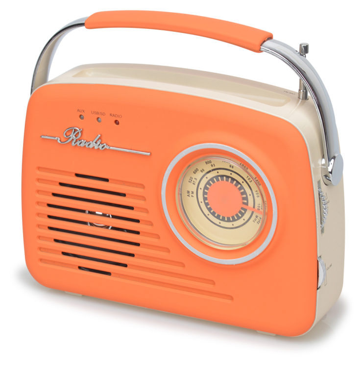 RETRO RADIO orange